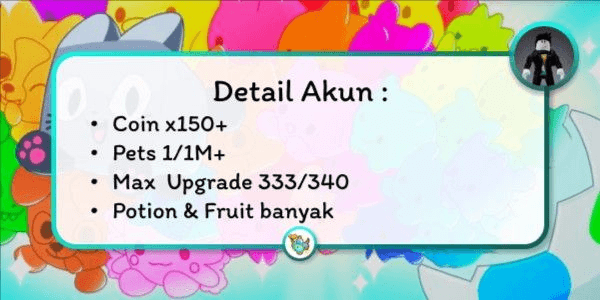 Gambar Product Akun Max Upgrade - PETS GO!