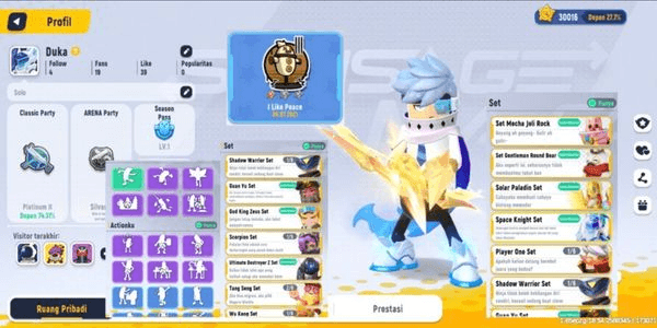 Gambar Product SERVER GLOBAL, SKIN PASS 2, SKIN EPIC FULL SET 28, SKIN EVENT 1, SENJATA EPIC BNYK, LEGENDARY 2 DLL.