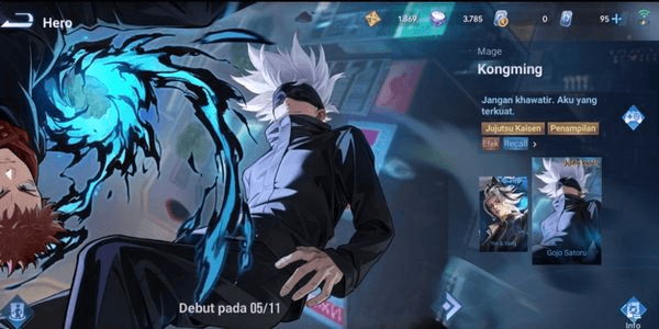 Gambar Product Skin Kongming Gojo Satoru Murah (Jujutsu Kaisen)