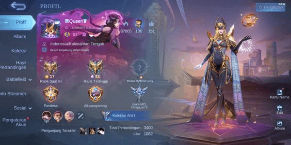 Gambar Product SULTAN'S LEGEND MOBILE ACCOUNT IS GUARANTEED