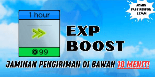 Gambar Product 2x EXP Boosts (1 Jam)