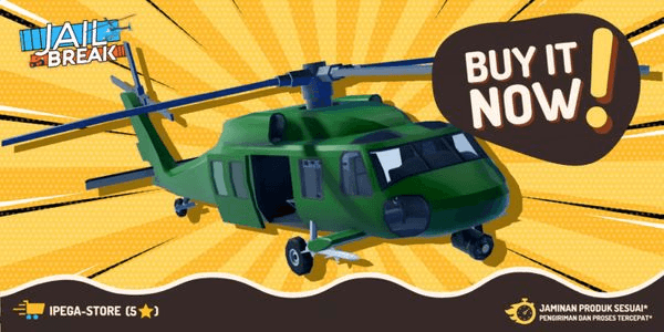 Gambar Product Blackhawk Vehicle - Jailbreak [Trading]