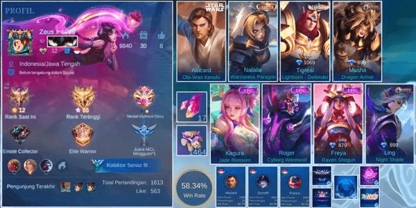 Gambar Product SMURF GACORRR | POLOSAN SKIN STARWAR ALUCARD | SKIN 58 | PERTANDINGAN MASIH SEDIKIT | CC NATALIA | LIGHTBORN TIGREAL | DRAGON MASHA & LING