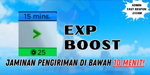 Gambar Product 2x EXP Boosts (15 Menit)