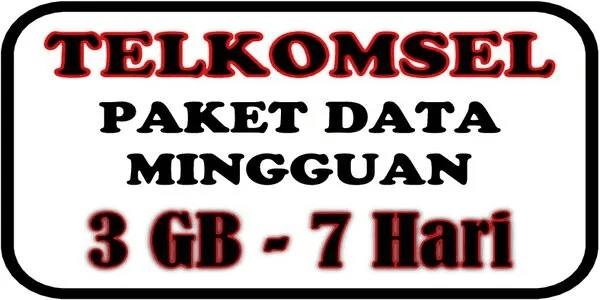 Paket Internet Mingguan 3 GB