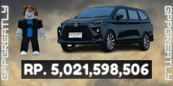 Gambar Product Akun CDID (Car Driving Indonesia) uang 5 Miliar