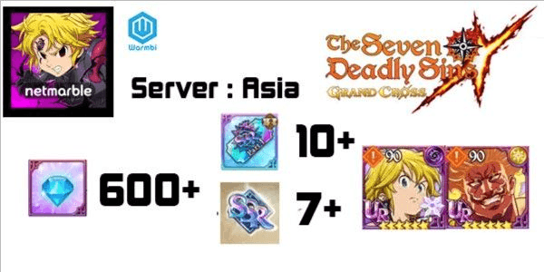 Gambar Product Akun Starter Seven Deadly Sins: Grand Cross [Server Asia]-1