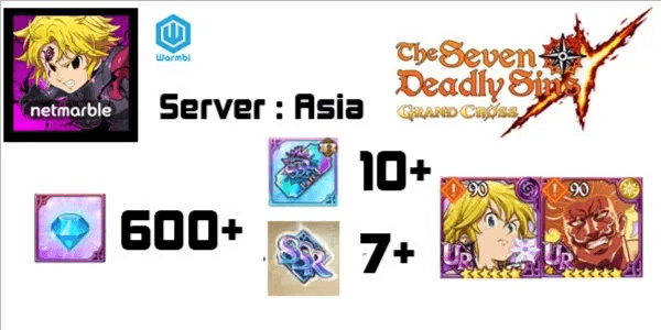 Starter Account Seven Deadly Sins: Grand Cross [Server Asia]-1
