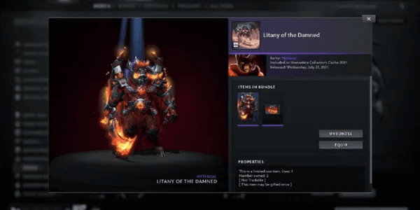Litany of the Damned (Doom Set Nemestice Collector's Cache)