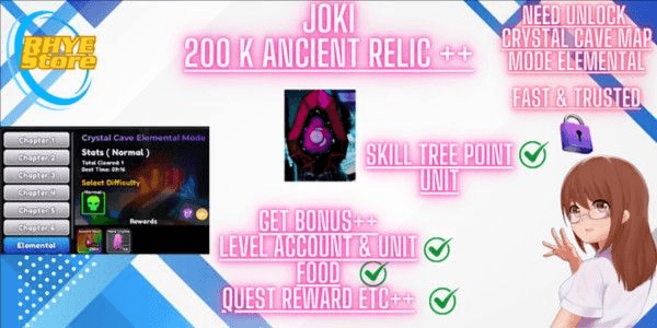 Gambar Product JOKI 200 K ANCIENT RELIC