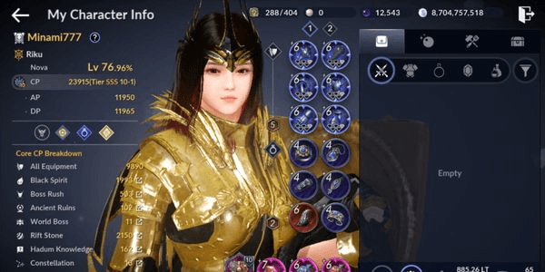 Gambar Product Akun Black Desert Mobile Murah Part. 03