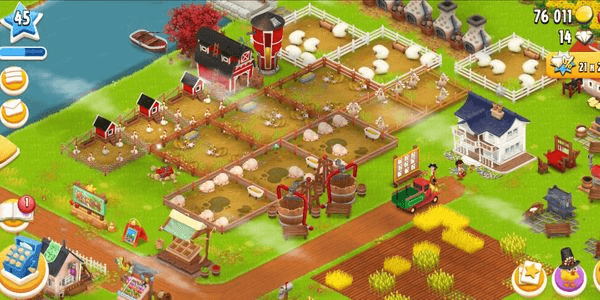 Gambar Product AKUN FARM HAY DAY LEVEL 45+