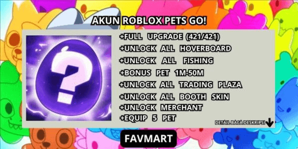 Gambar Product AKUN FULL UPGRADE | PETS GO! MURAH