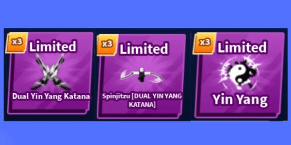 Gambar Product Dual Yin Yang Katana set