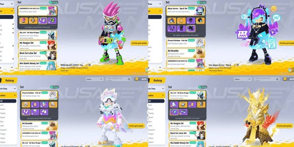 Gambar Product AKUN GG SERVER ASIA,SET KAMENRIDER EX AID,FULL SET LEGEND BANYAK ,SENJATA BERSKIN