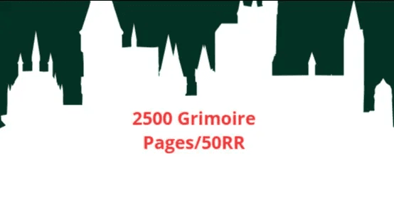2,500 Grimoire Pages