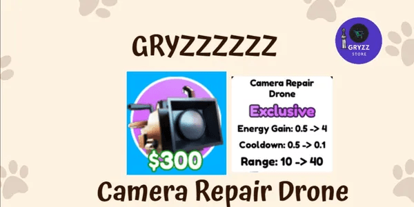 Exclusive Camera Repair Drone Toilet Tower Defense