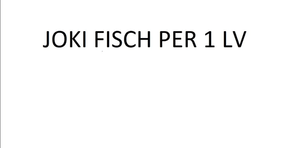 JOCKEY FISCH PER 1 LV