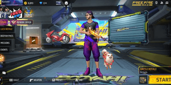 Gambar Product New Free Fire Account Level 5+