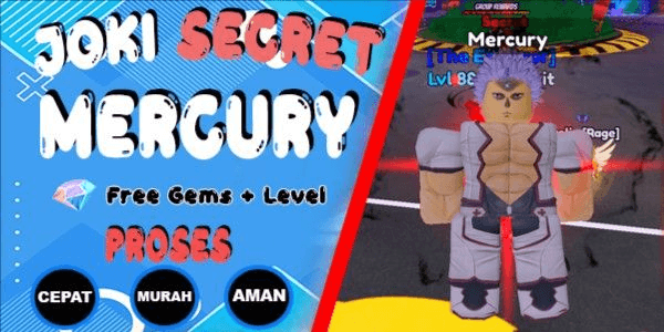 Gambar Product Joki Get Secret Mercury - Anime Reborn