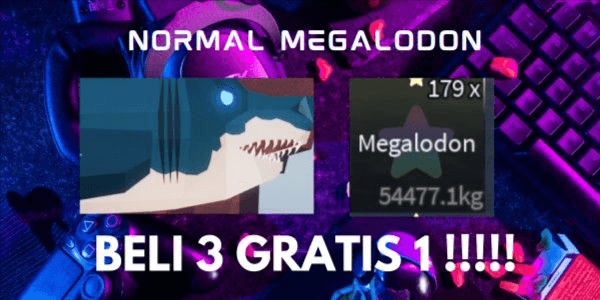 Gambar Product Megalodon + BONUS