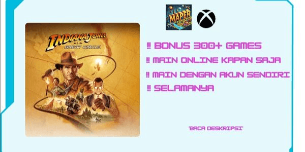 Gambar Product Indiana Jones and the Great Circle + 300 GAME BERBAYAR SELAMANYA | Microsoft Account | FULL ACCESS