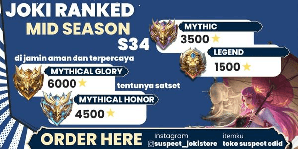 Gambar Product Mythic Per Bintang
