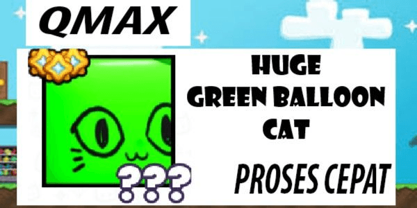 Gambar Product Huge Green Balloon Cat