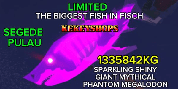 Gambar Product Sparkling Shiny Giant Mythical Phantom Megalodon 1335842KG