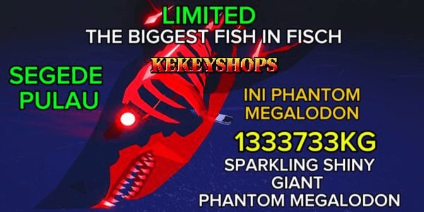 Gambar Product Sparkling Shiny Giant Phantom Megalodon 1333733Kg