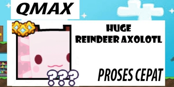 Gambar Product Huge Reindeer Axolotl