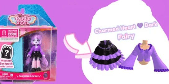 Gambar Product Charmed Heart Dark Fairy Set + BONUS - Royale High | Toko Royale High (READY/PRE-ORDER)