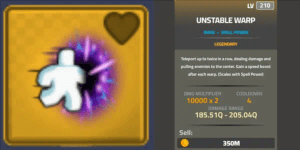 Unstable Warp