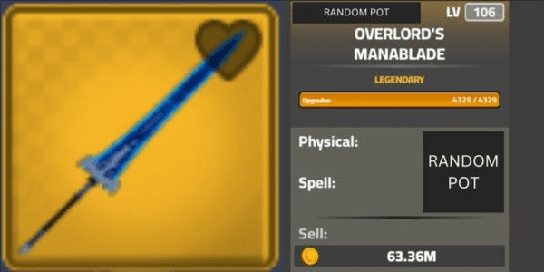 Gambar Product Overlord's Manablade