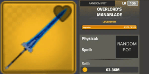 Overlord's Manablade