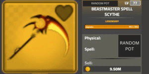 Beastmaster Spell Scythe