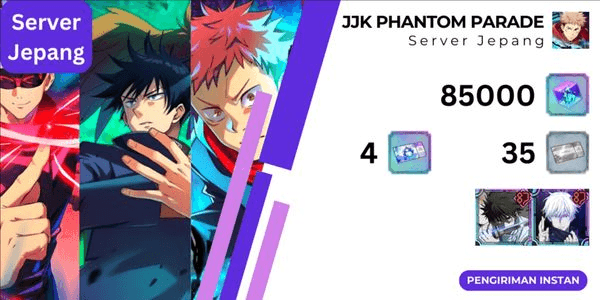 Gambar Product Akun Timbunan Cube Jujutsu Kaisen Best Edition JJK Phantom Parade