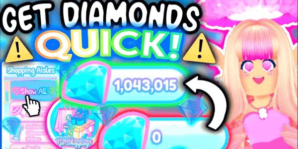 Gambar Product 1,000,000 Diamonds + BONUS - Royale High | Toko Royale High (READY/PRE-ORDER)