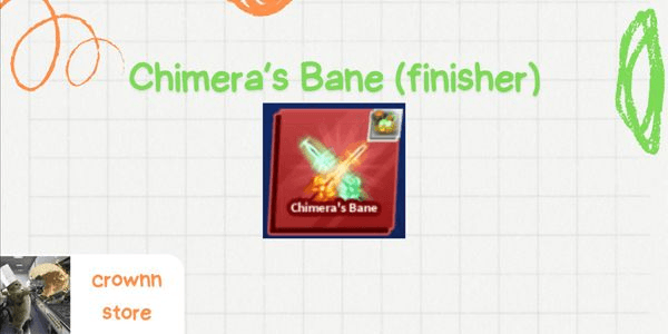 Gambar Product Chimera's Bane (Finisher)