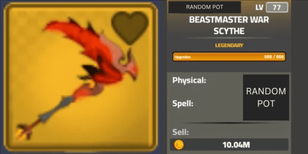 Beastmaster War Scythe
