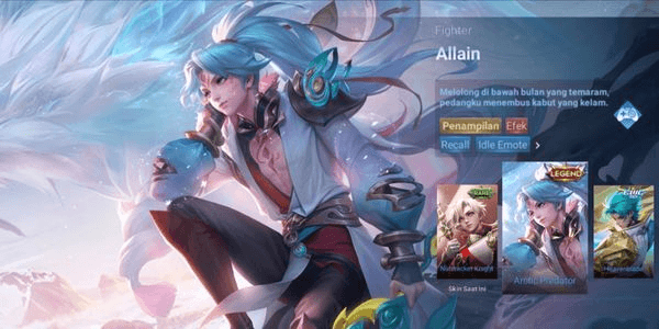 Gambar Product skin legend allain arctic predator