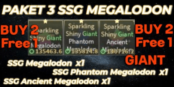 Gambar Product FULL SSG MEGALODON [ Sparkling+Shiny+GIANT ]