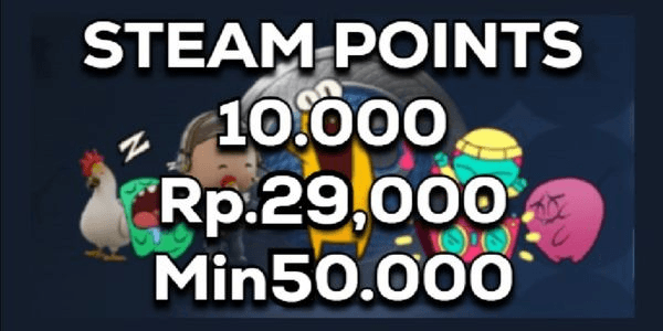 Gambar Product Steam Points 50k Rp.145,000