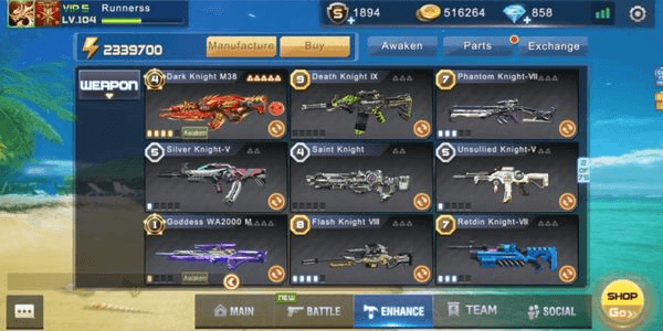 Gambar Product DARK M38 ROARING M BRUTAL M GODDESS M 5 ROLE 70 WEAPON