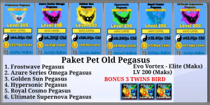 Old Pegasus Pets Pack - Ninja Legends