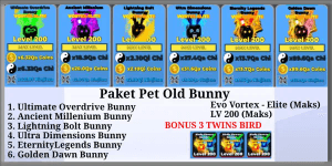 Old Bunny Pets Pack - Ninja Legends