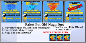 Old Naga Duo Pets Package - Ninja Legends