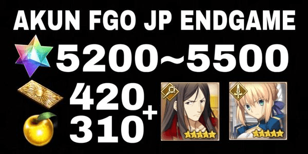 Gambar Product FGO ACCOUNT JP ENDGAME QUARTZ ACCOUNT + FREE SSR