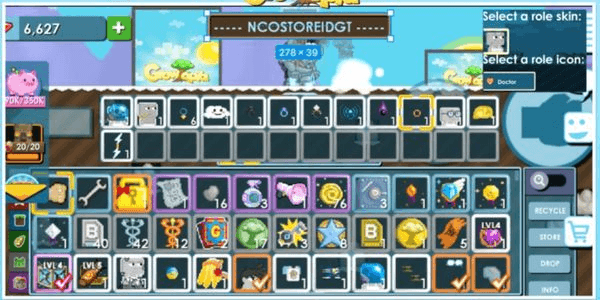 Gambar Product Akun Growtopia Pro Legendary Bot 009 + Anime Action Hair + Seil Orb + 100 Growtoken + Surgery Role Level Max + Many Ances + NCOSTOREIDGT