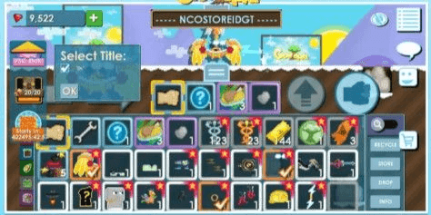 Gambar Product Growtopia Account Dr Title + Focused Eyes + Mercy Wings + Floating Speaker + One Ring + Zeus Bolt + NCOSTOREIDGT